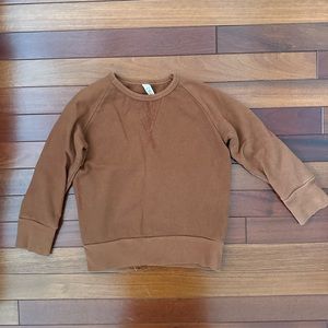 Childhoods Clothing Pullover Crew, size 4t, cocoa